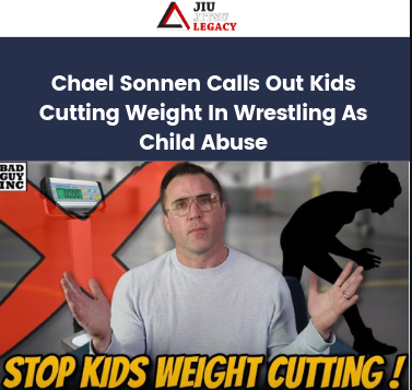 Chael Sonnen condena corte de peso em crianças como abuso infantil — Academia de Jiu-Jitsu, Brazilian Jiu-Jitsu Academy