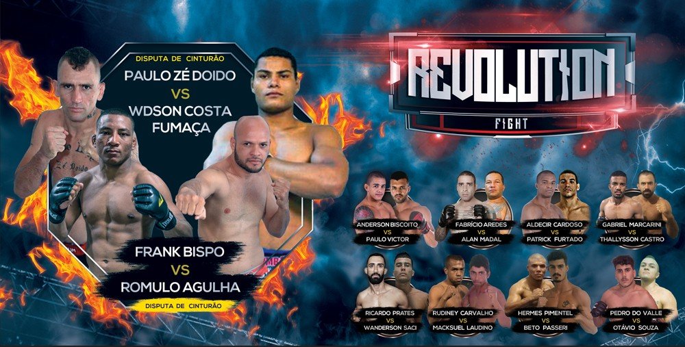 Com duas disputas de cinturão, Revolution Fight acontece em Pinheiros-ES — Academia de Jiu-Jitsu, Brazilian Jiu-Jitsu Academy