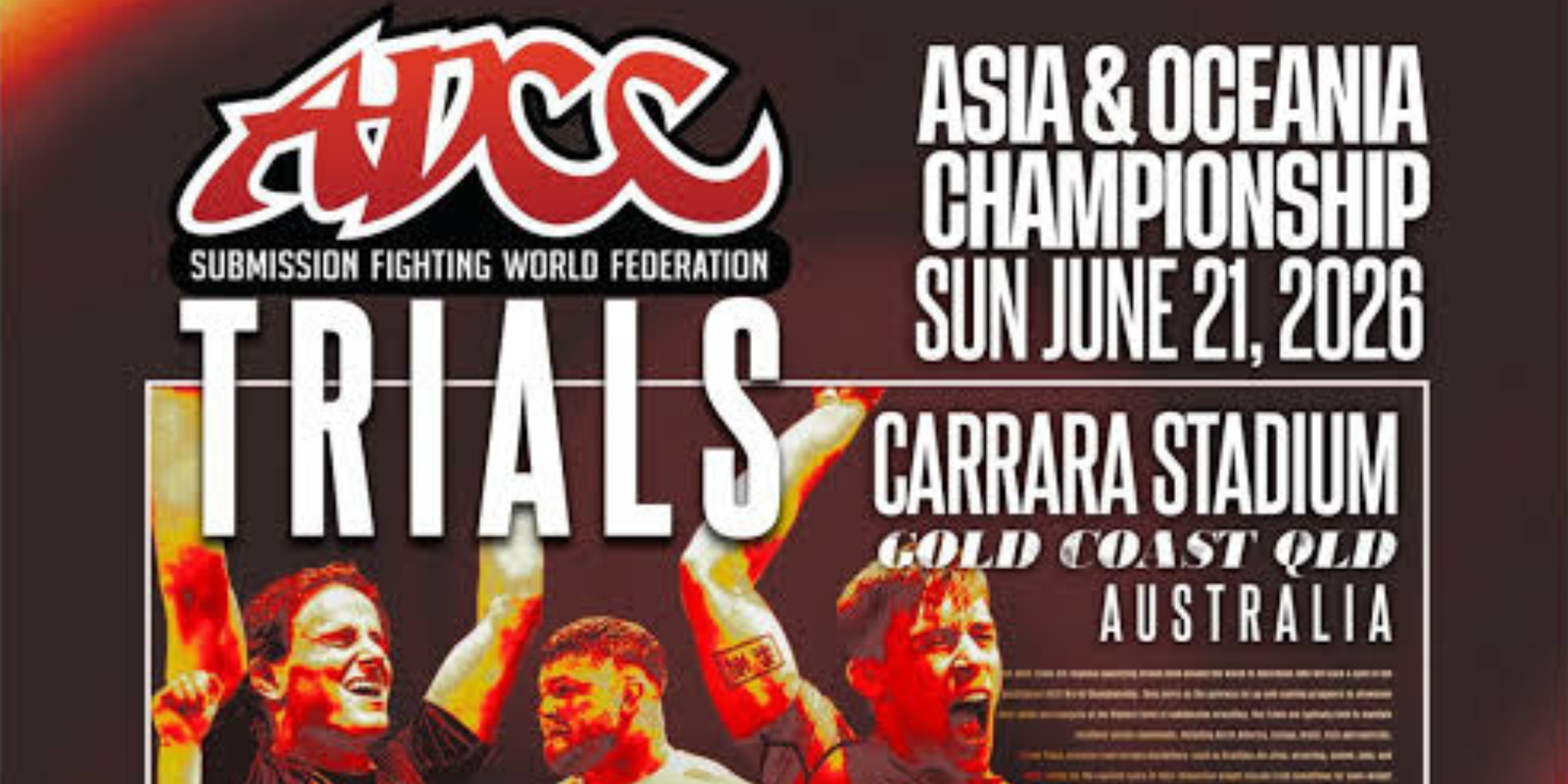 Prévia Completa do ADCC Ásia & Oceania Trials 2026 — Academia de Jiu-Jitsu, Brazilian Jiu-Jitsu Academy